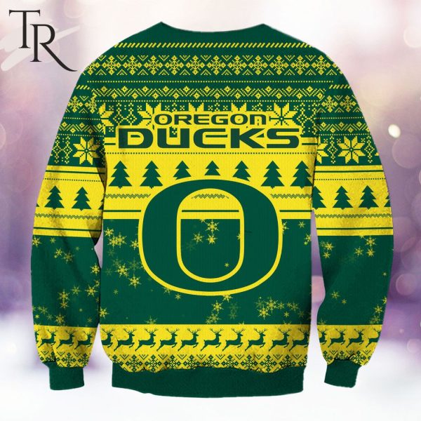 NCAA Oregon Ducks Grinch Christmas Ugly Sweater