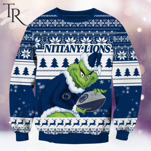 NCAA Penn State Nittany Lions Grinch Christmas Ugly Sweater