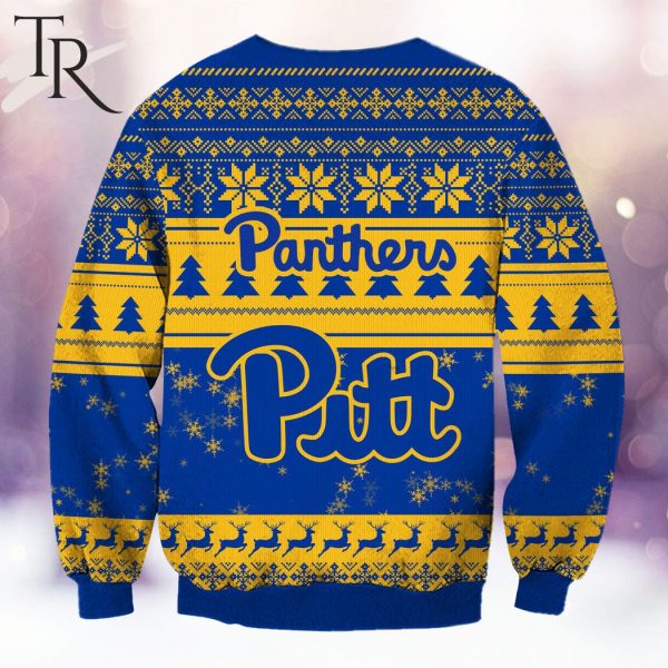 NCAA Pittsburgh Panthers Grinch Christmas Ugly Sweater