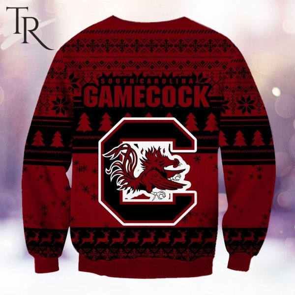 NCAA South Carolina Gamecocks Grinch Christmas Ugly Sweater