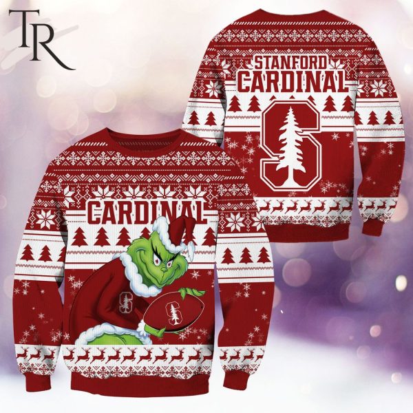 NCAA Stanford Cardinal Grinch Christmas Ugly Sweater