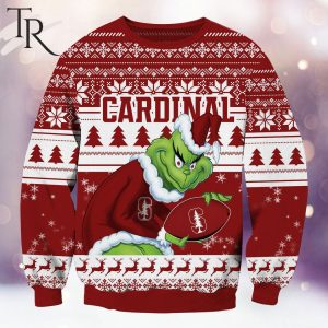 NCAA Stanford Cardinal Grinch Christmas Ugly Sweater