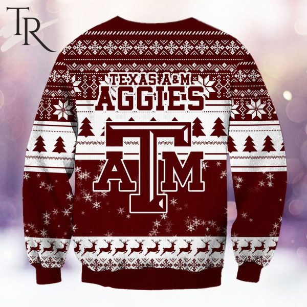 NCAA Texas A_M Aggies Grinch Christmas Ugly Sweater