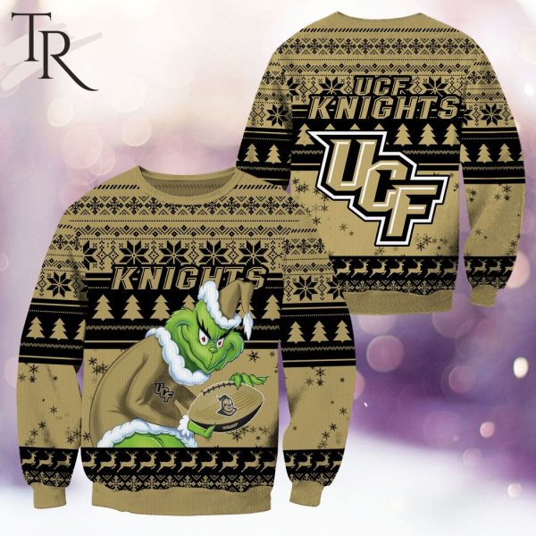 NCAA UCF Knights Grinch Christmas Ugly Sweater