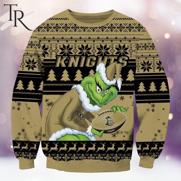 NCAA UCF Knights Grinch Christmas Ugly Sweater