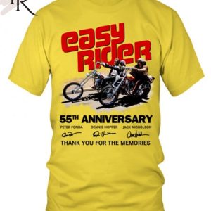 Easy Rider 55th Anniversary Thank You For The Memories T-Shirt