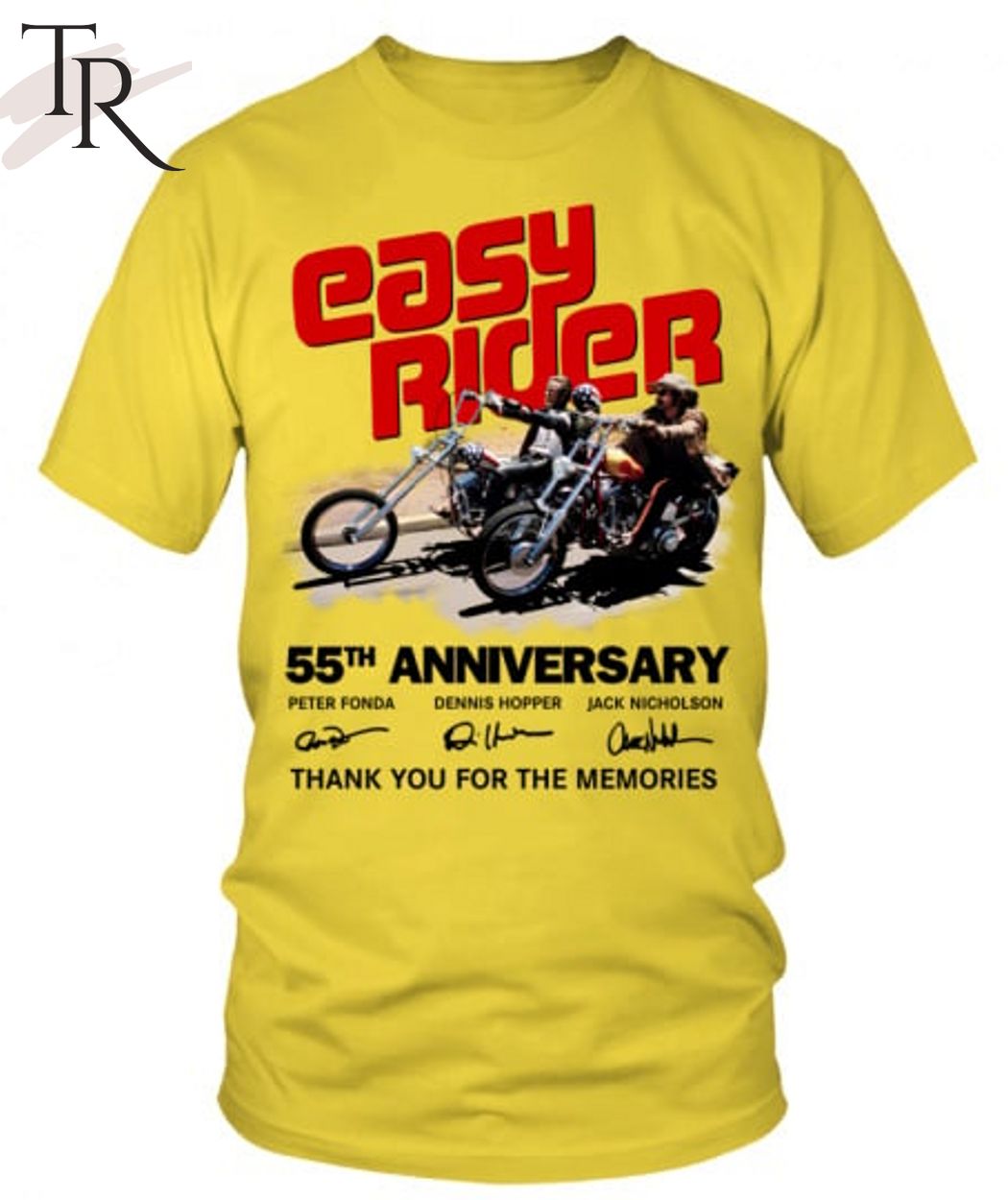 Easy Rider 55th Anniversary Thank You For The Memories T-Shirt - Torunstyle