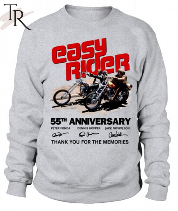 Easy Rider 55th Anniversary Thank You For The Memories T-Shirt
