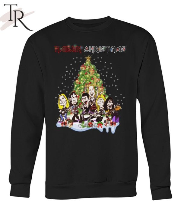 Maiden Christmas Iron Maiden Heavy Metal Band T-Shirt