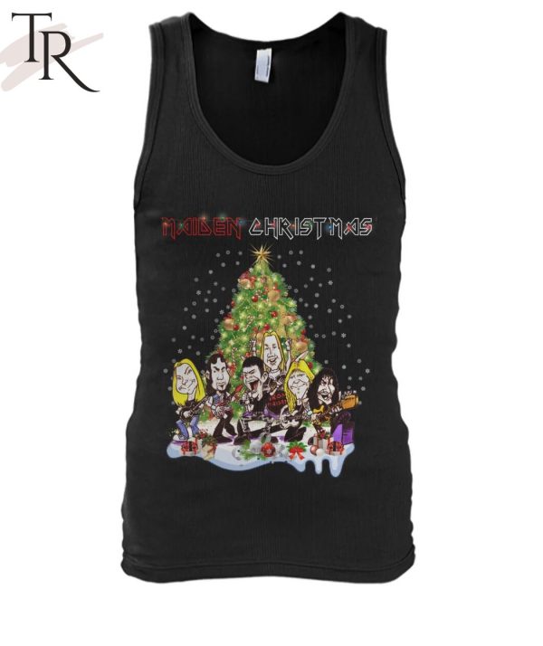 Maiden Christmas Iron Maiden Heavy Metal Band T-Shirt