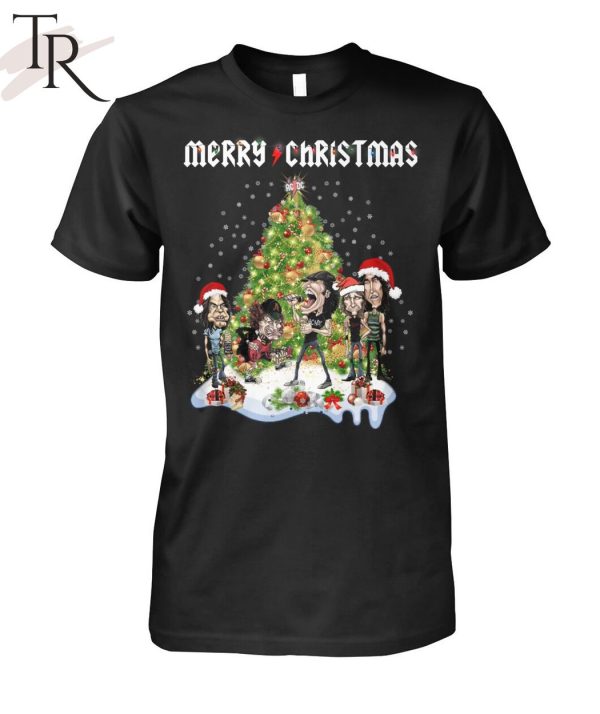 Merry Christmas ACDC Rock Band T-Shirt