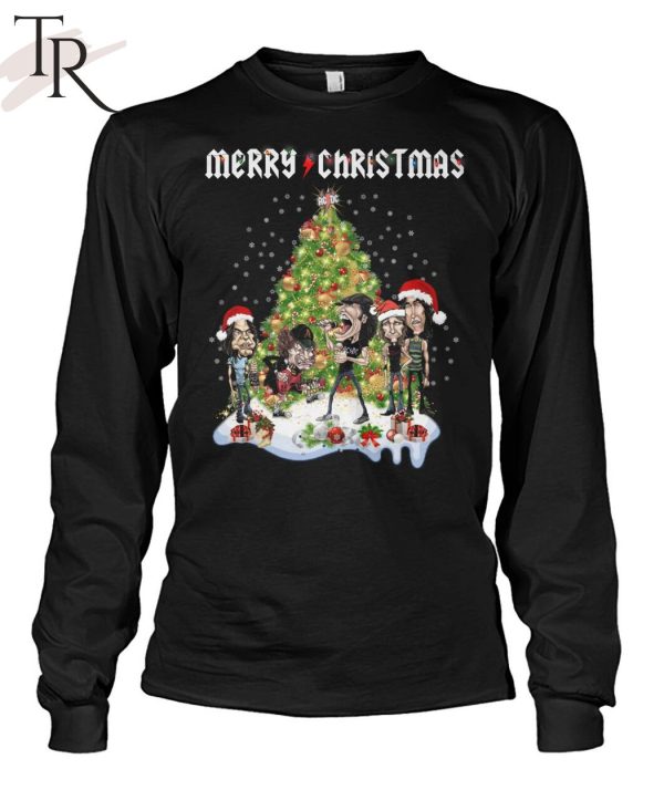 Merry Christmas ACDC Rock Band T-Shirt