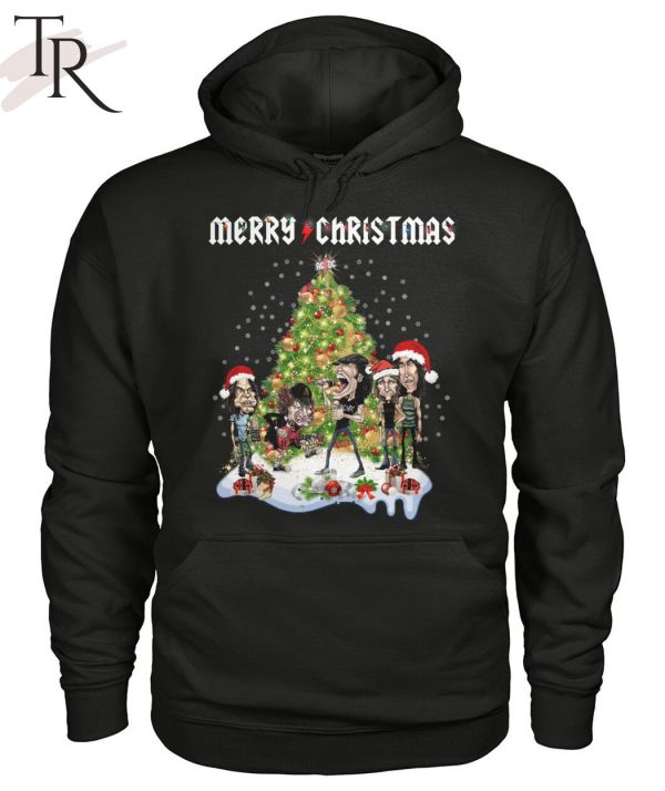 Merry Christmas ACDC Rock Band T-Shirt