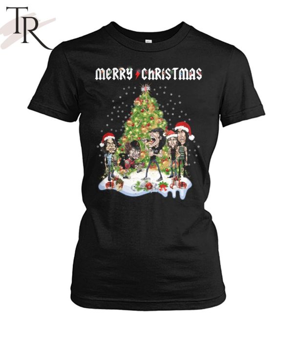 Merry Christmas ACDC Rock Band T-Shirt