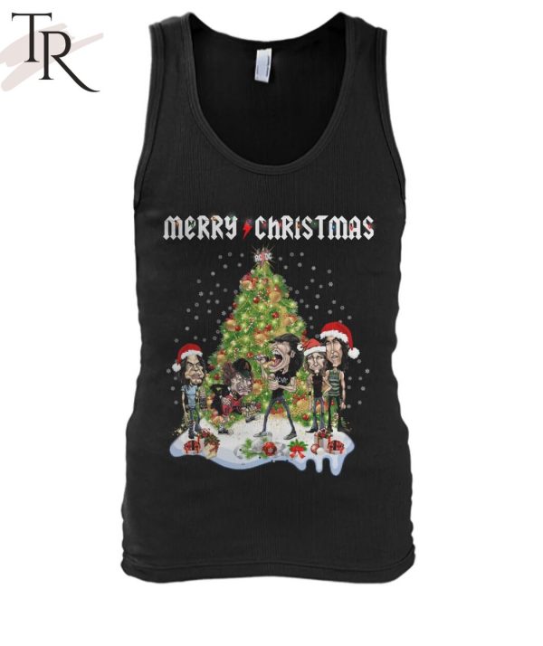 Merry Christmas ACDC Rock Band T-Shirt