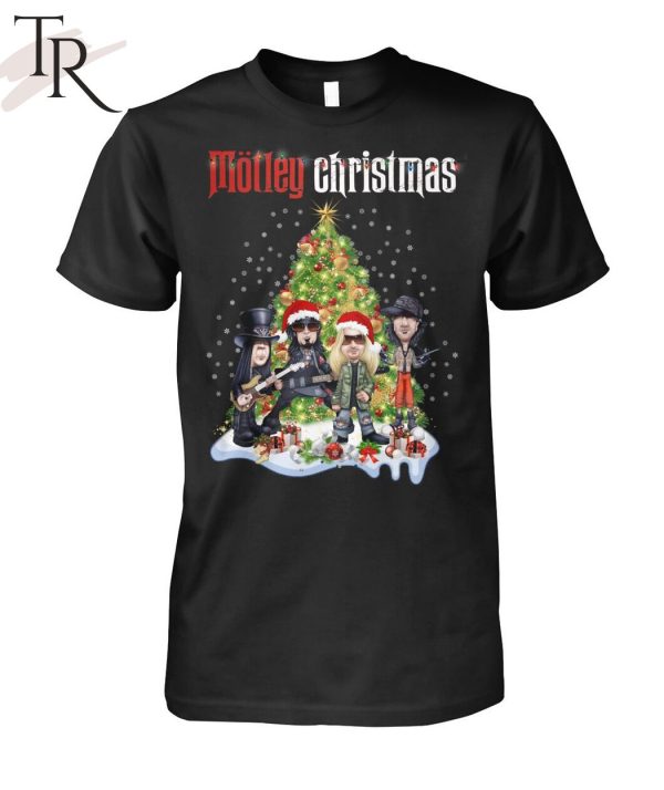 Motley Christmas Motley Crue Heavy Metal Band T-Shirt