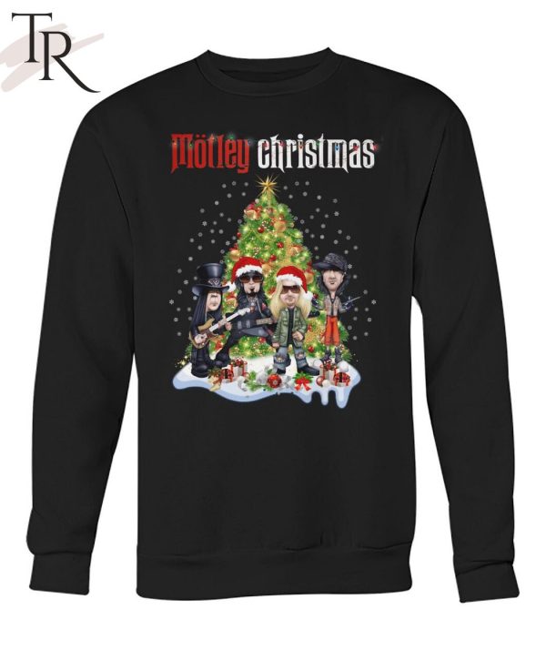 Motley Christmas Motley Crue Heavy Metal Band T-Shirt