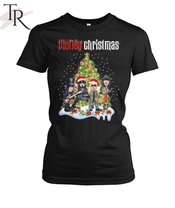 Motley Christmas Motley Crue Heavy Metal Band T-Shirt