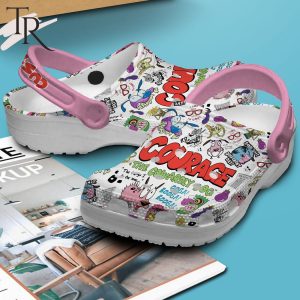 PREMIUM Custom Courage The Cowardly Dog Clogs