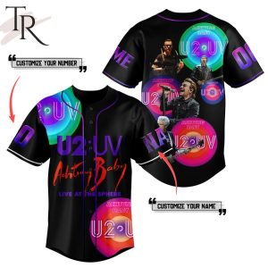 Personalized U2 UV Achtung Baby Live At The Sphere Baseball Jersey