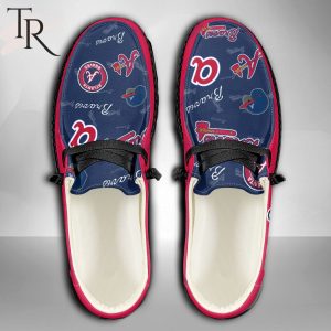 MLB Atlanta Braves Custom Name Hey Dude Shoes