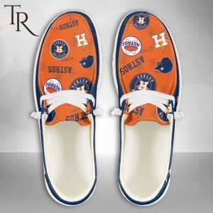 MLB Houston Astros Custom Name Hey Dude Shoes