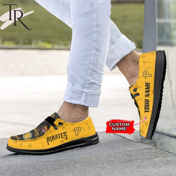 MLB Pittsburgh Pirates Custom Name Hey Dude Shoes