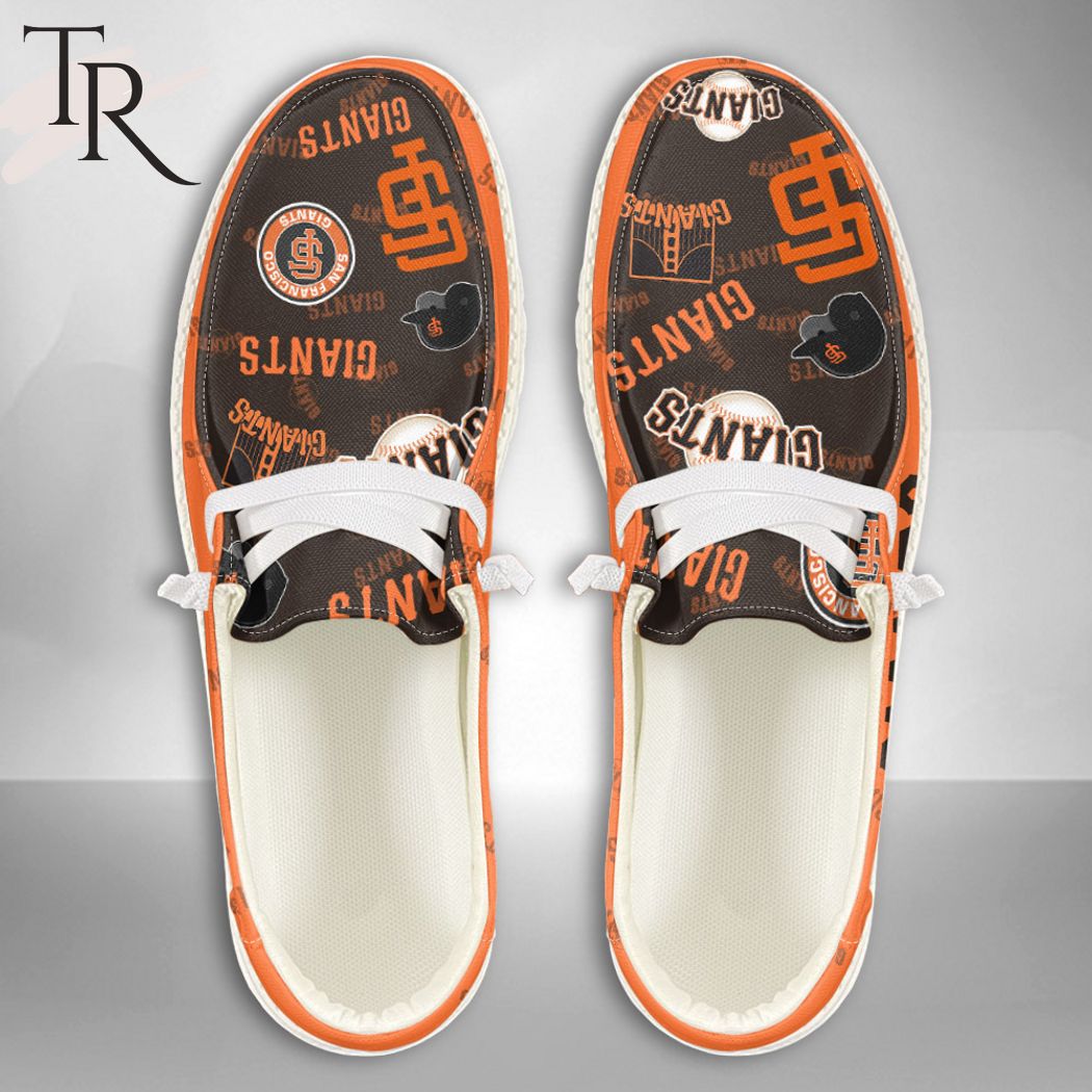 Personalized San Francisco Giants Orange and Black Custom Name