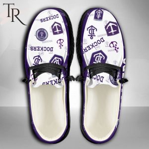 AFL Fremantle Dockers Custom Name Hey Dude Shoes