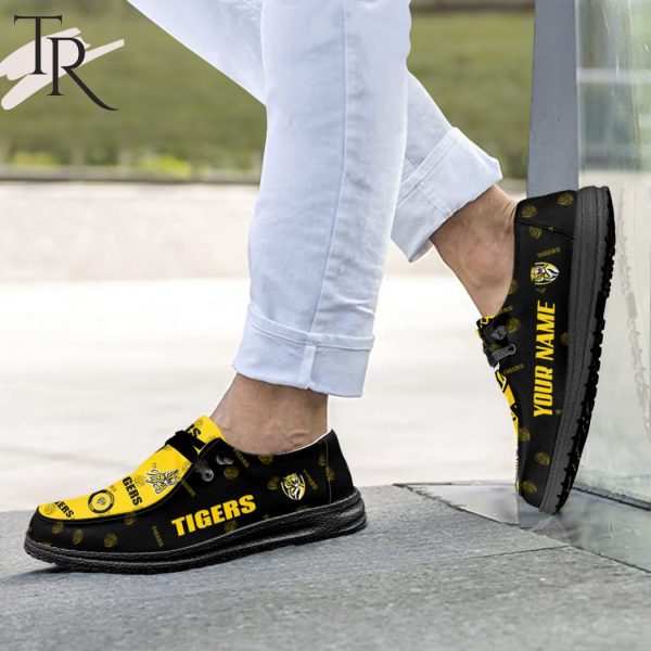 AFL Richmond Tigers Custom Name Hey Dude Shoes