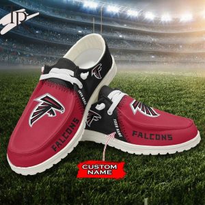 Personalized NFL Atlanta Falcons Custom Name Hey Dude Shoes