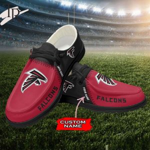 Personalized NFL Atlanta Falcons Custom Name Hey Dude Shoes
