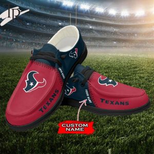 Personalized NFL Houston Texans Custom Name Hey Dude Shoes