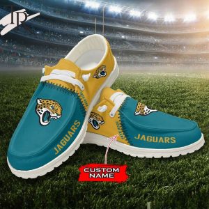 Personalized NFL Jacksonville Jaguars Custom Name Hey Dude Shoes