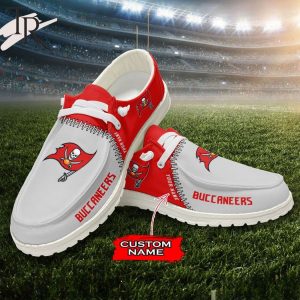Personalized NFL Tampa Bay Buccaneers Custom Name Hey Dude Shoes