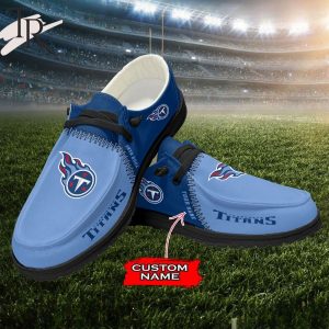 Personalized NFL Tennessee Titans Custom Name Hey Dude Shoes