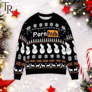 Porn Hub Hoe Hoe Hoe Special Design Ugly Christmas Sweater