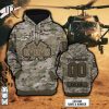 Personalized NL Hockey EHC Kloten Army Camo Style Hoodie