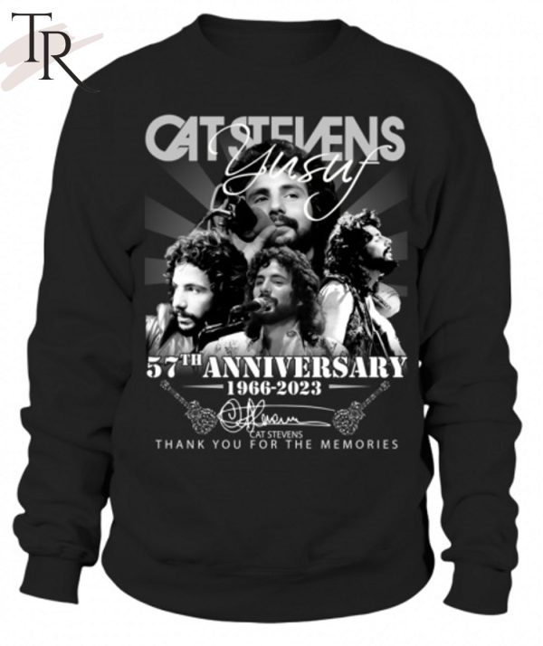 Cat Stevens 57th Anniversary 1966 – 2023 Thank You For The Memories Unisex T-Shirt