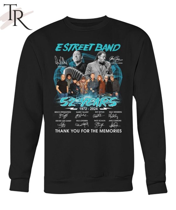 E Street Band 52 Years 1972 – 2024 Thank You For The Memories Unisex T-Shirt