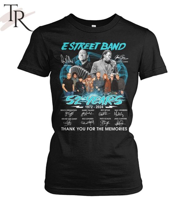 E Street Band 52 Years 1972 – 2024 Thank You For The Memories Unisex T-Shirt