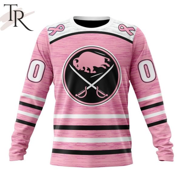 Personalized NHL Buffalo Sabres Special Pink Fight Breast Cancer Design Hoodie