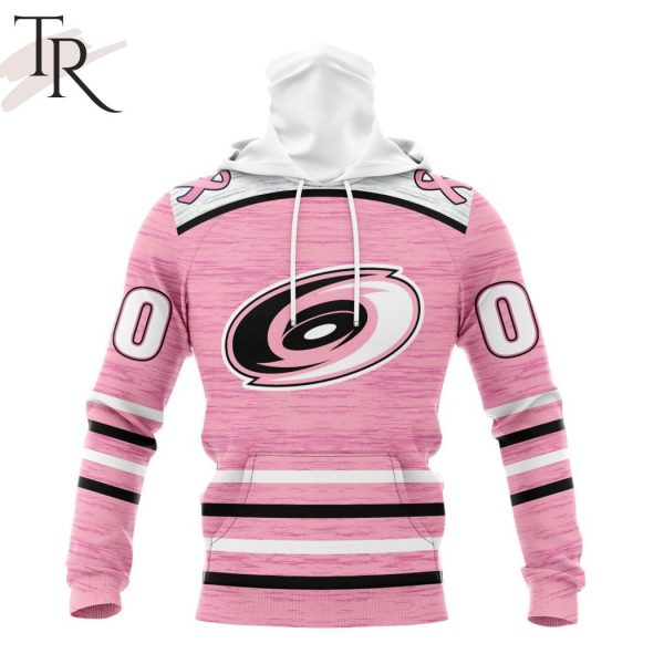 Personalized NHL Carolina Hurricanes Special Pink Fight Breast Cancer Design Hoodie