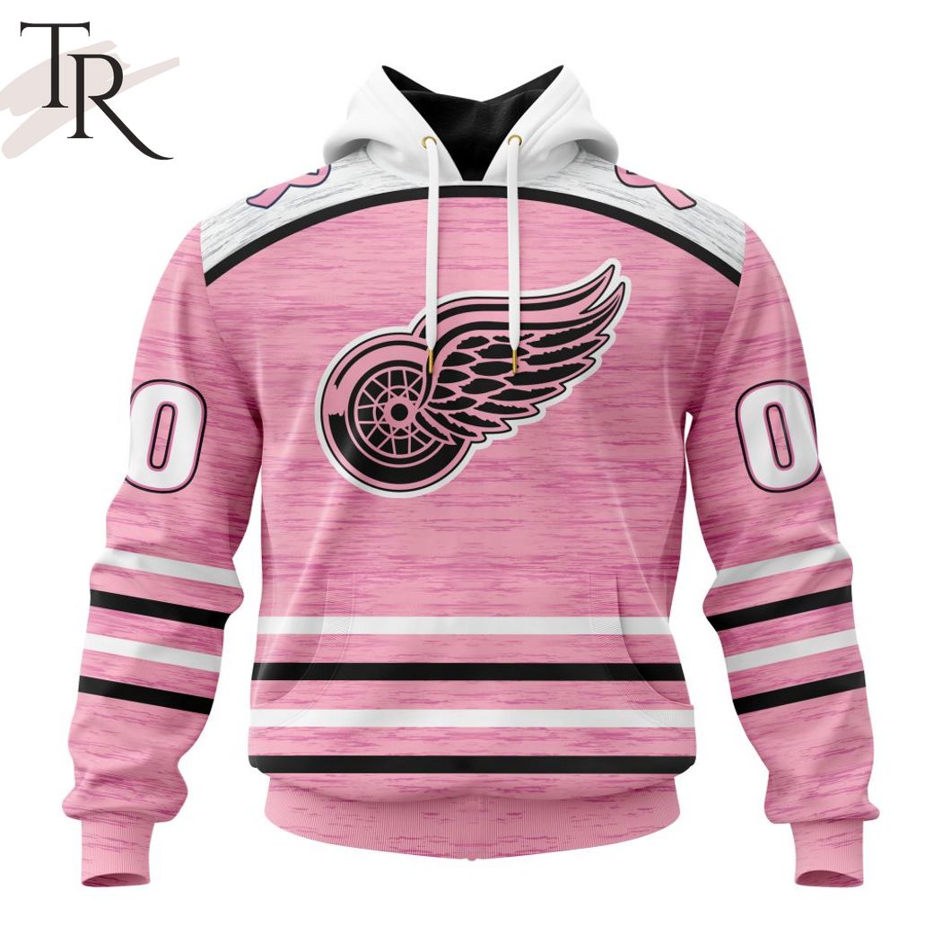 Detroit Red Wings Hockey Fights Cancer Custom Practice Jersey