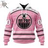 Personalized NHL Los Angeles Kings Special Pink Fight Breast Cancer Design Hoodie