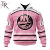 Personalized NHL New Jersey Devils Special Pink Fight Breast Cancer Design Hoodie