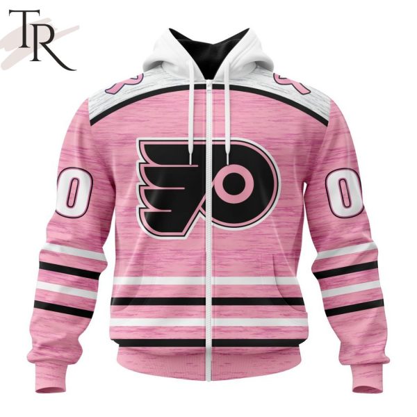 Personalized NHL Philadelphia Flyers Breast Cancer Awareness Paisley Hockey  Jersey - LIMITED EDITION