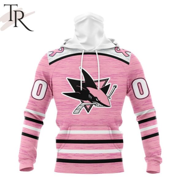 Personalized NHL San Jose Sharks Special Pink Fight Breast Cancer Design Hoodie