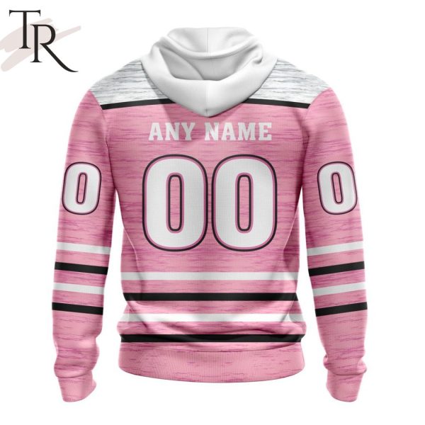 Personalized NHL St. Louis Blues Special Pink Fight Breast Cancer Design Hoodie