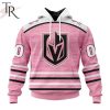 Personalized NHL Toronto Maple Leafs Special Pink Fight Breast Cancer Design Hoodie